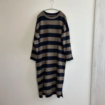 저널 스탠다드 럭스 보더 니트 원피스 긴팔