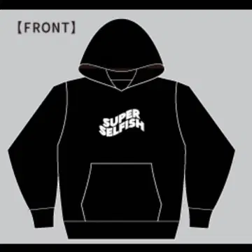 PEDRO 아유니 D 디자인 SUPER SELFISH 후드티