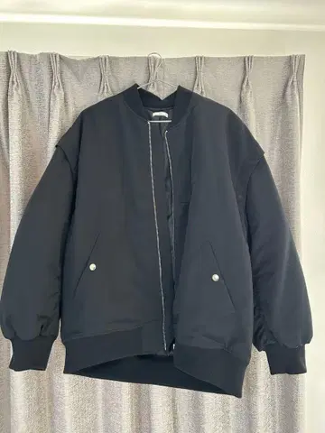 URBAN RESERCH 블랙 노카라 자켓