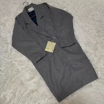 antiqua pattarntorso 더블 코쿤 코트 그레이 새상품급