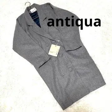 antiqua pattarntorso 더블 코쿤 코트 그레이 새상품급