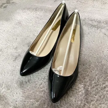 MIO NOTIS 미오 노티스 블랙 에나멜 펌프스 38 블랙