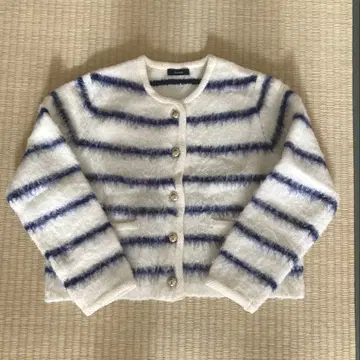 allureville 샤기 니트 가디건