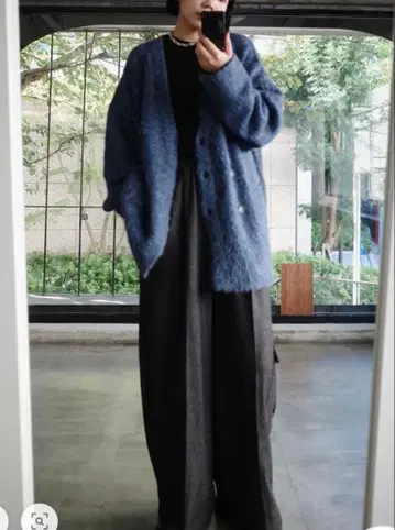 새상품급 RIM.ARK 더블 브레스티드 니트 C/D