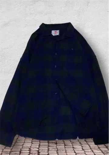 SON OF THE CHEESE 사노바치즈 체크 셔츠 긴팔 일본제