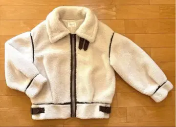 [ 새상품급 ] 허니즈 보아 블루종 플라이트 자켓