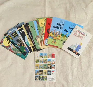 땡땡의 모험 시리즈 TINTIN 엽서 23장 세트