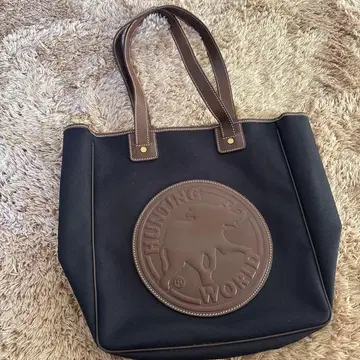 대용량 헌팅월드 토트백 캔버스 A4