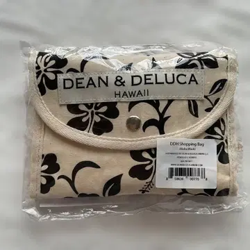 DEAN&DELUCA 하이비스커스 접이식 토트백 하와이 한정판