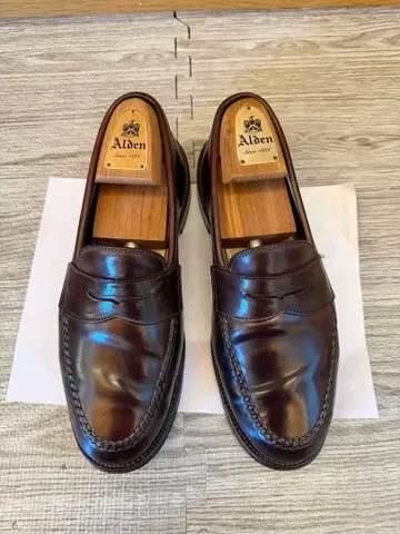 [ 중고품 ] Alden 페니 로퍼 8D (브라운)