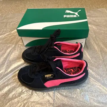 PUMA PALERMO 블랙/핑크 스니커즈