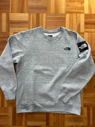 THE NORTH FACE 그레이 속기모 맨투맨 NT61931 XL