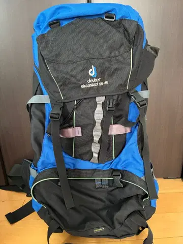 deuter aircontact 55+10 도이터 백팩 등산용 자크