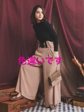 노엘라 NOELA 배색 드레스 팬츠