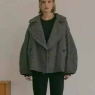 MANOF COCOON LINE SHORT COAT