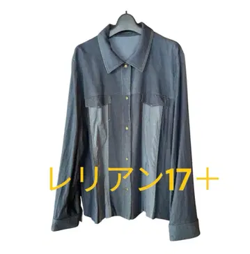 레리안 17+ 데님 블라우스 자켓 신축성 있음