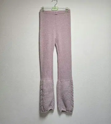 새상품 젤라또피케 아란 네프 레그 워머 레깅스 팬츠 핑크