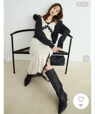 FRAY I.D 키튼 힐 롱 부츠