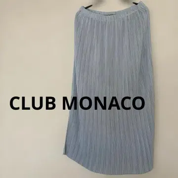 클럽 모나코 플리츠 스커트 M 사이즈 라이트 그레이