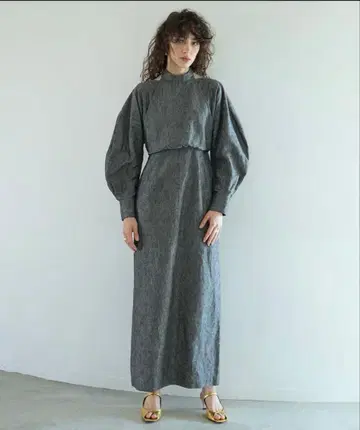 CLANE 그레이 긴팔 맥시 원피스 1 사이즈