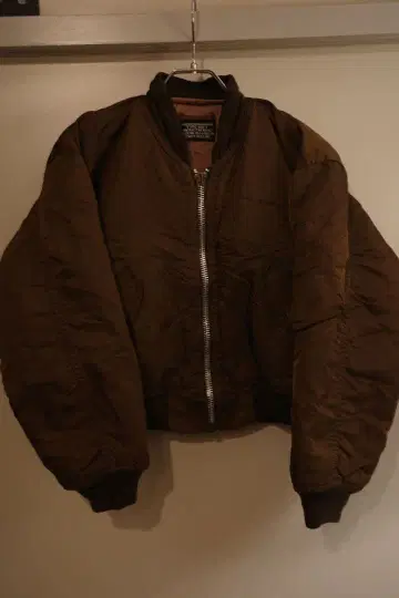 Schott 브라운 MA-1 플라이트 자켓