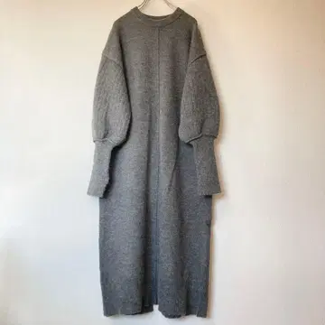 새상품급 센터 심지 니트 원피스 그레이 프리