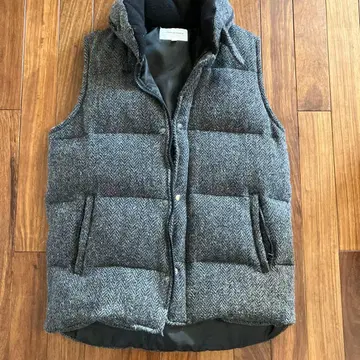 URBAN RESEARCH 헤링본 다운 베스트 40