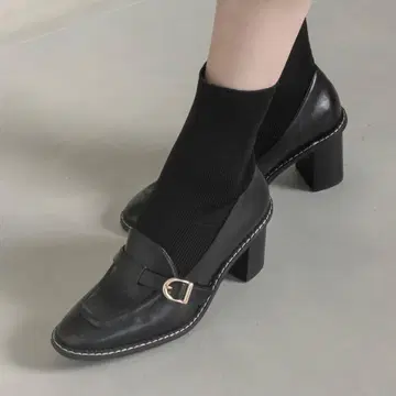 RANDA 스트레치 삭스 앵클부츠