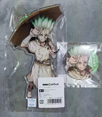 Dr.STONE DMM 스크래치 센쿠 BIG 아크릴 스탠드 캔뱃지