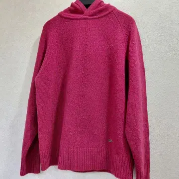 [택 포함 새상품] 크로커다일 손세탁 가능한 후드 부착 니트 사이즈 M