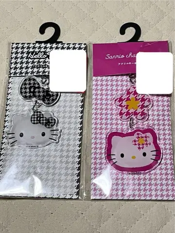 [미개봉 새상품] 2연 아크릴 키링 (헬로키티) 아베일 2종 세트