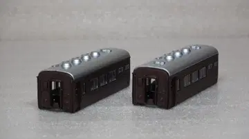 B 트레인 10계 여객차 포도색 차체만 2량 B 트레인 쇼티