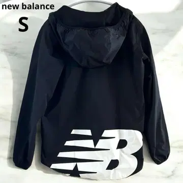 new balance 뉴발란스 윈드브레이커 S 블랙 로고