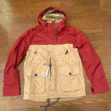 마운틴 파카 빨간색 베이지 L 사이즈