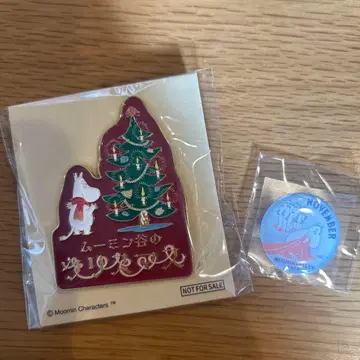 무민 밸리 파크 2025 크리스마스 핀 배지