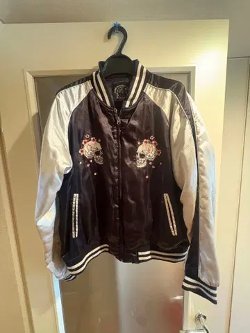 스컬 자수 OVERHEAD 스카잔 L 사이즈