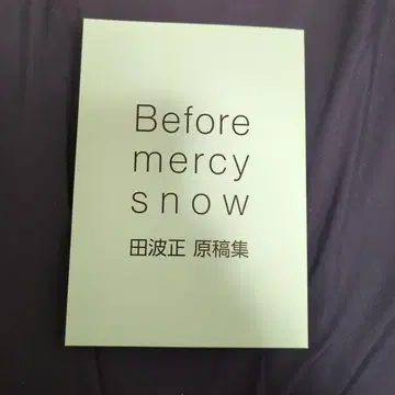 Before mercy snow 타나미 타다시 원고집