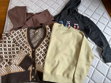 여성용 니트 스웨터 후드티 묶음 판매