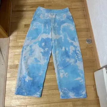 수채화 무늬 조거 팬츠