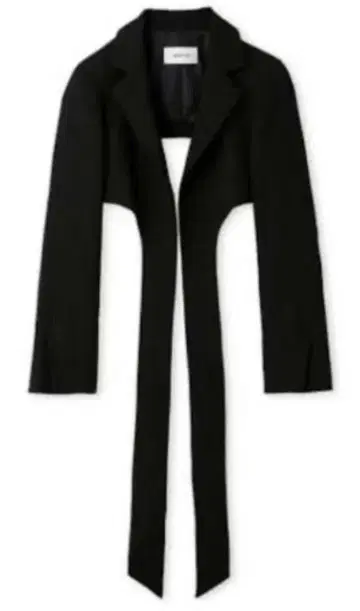 FRAY I.D 벨티드 숏 자켓