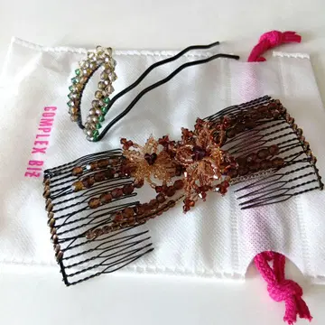 컴플렉스 비즈 2세트 꽃 이지 빗 & 퍼펙트 스틱