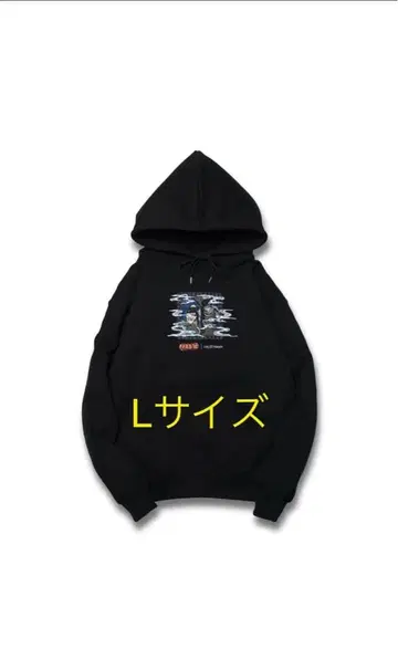 vaultroom 나루토 자부자 화이트 자수 블랙 L 사이즈 후드티