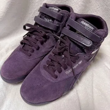 Reebok 하이컷 스니커즈 퍼플 보라색 M44567 25cm