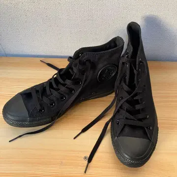 컨버스 블랙 하이컷 스니커즈 미사용 새상품 24cm