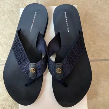 [타미힐피거] 네이비 플립플랍