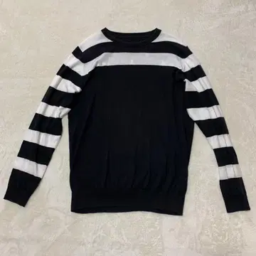 SOPHNET. 별 패턴 스트라이프 긴팔 니트 L 사이즈