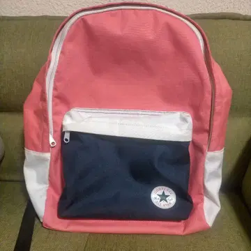 컨버스 캔버스 백팩 핑크/네이비