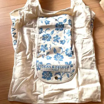 DEAN & DELUCA 에코백 플라워 패턴