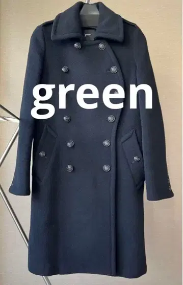 green 그린 피코트 HIKE 멜톤 코트