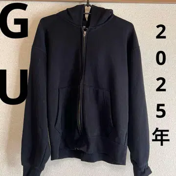 [ GU ] 헤비웨이트 맨투맨 풀 집업 후드티